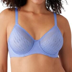 Wacoal Elevated Allure Underwire Bra Blue Size 42DD Boudoir Intimates Unpadded